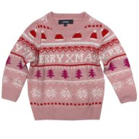GX467: Girls Christmas Knitted Jumper (5-8 Years)